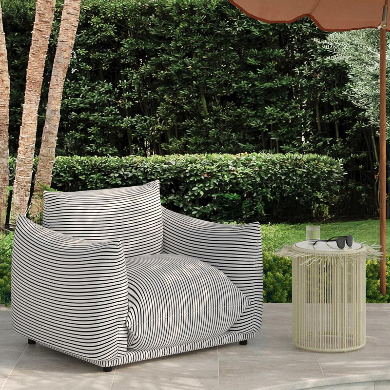 Rafa Outdoor Side Table - Cream