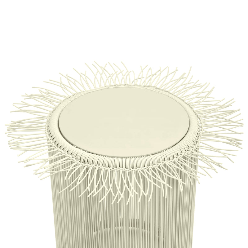 Rafa Outdoor Side Table - Cream