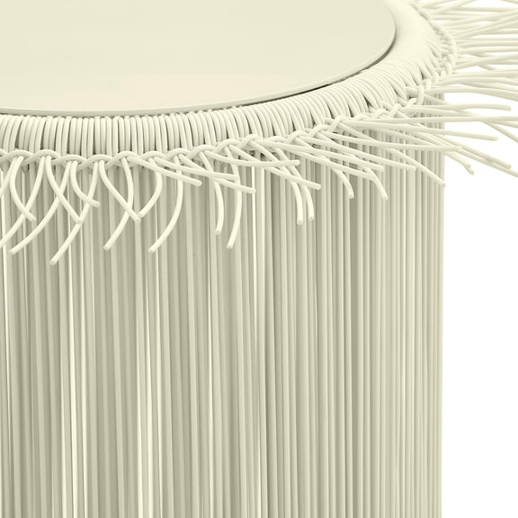 Rafa Outdoor Side Table - Cream