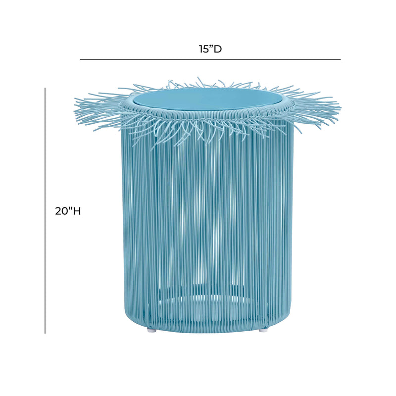 Rafa Outdoor Side Table - Blue