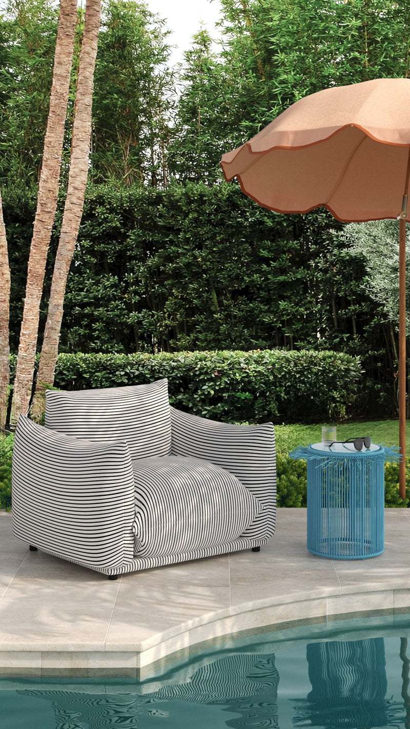 Rafa Outdoor Side Table - Blue
