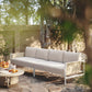 Dunes Cream Outdoor 110 inch Sofa