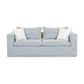 Salty Blue Striped Indoor/Outdoor Sofa