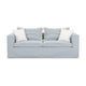 Salty Blue Striped Indoor/Outdoor Sofa