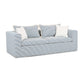 Salty Blue Striped Indoor/Outdoor Sofa