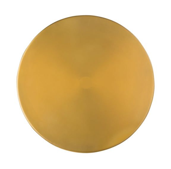 Bubble Glass and Brass Side Table