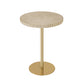 Fiona Gold Stone Side Table