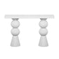 Lupita White Console Table