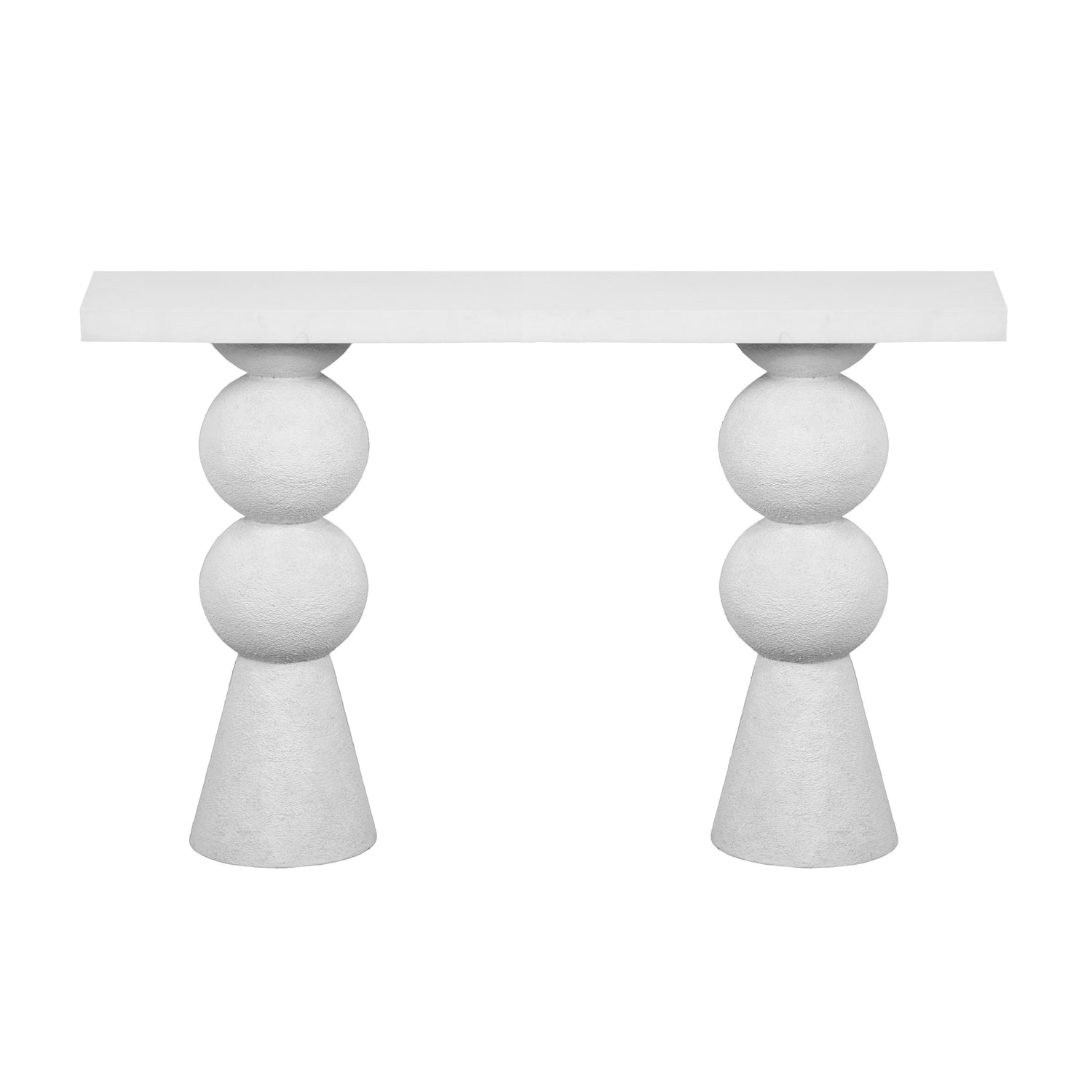 Lupita White Console Table