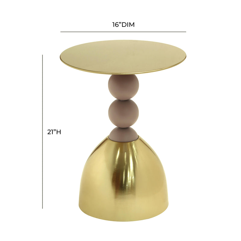 Daleyza Gold Side Table