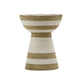 Wren Striped Side Table