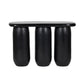 Rahul 49" Textured Console Table - Black
