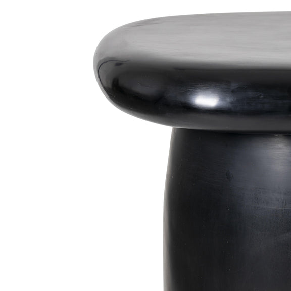 Rahul 49" Textured Console Table - Black