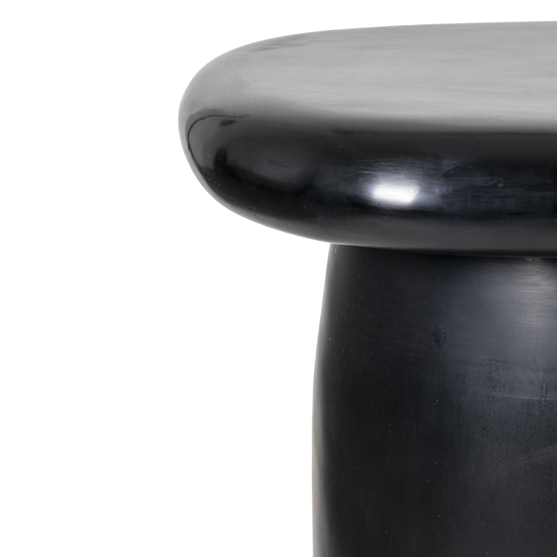 Rahul 49" Textured Console Table - Black