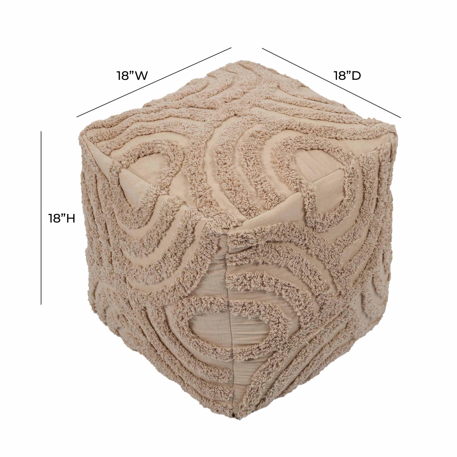 Miranda Knitted Pouf