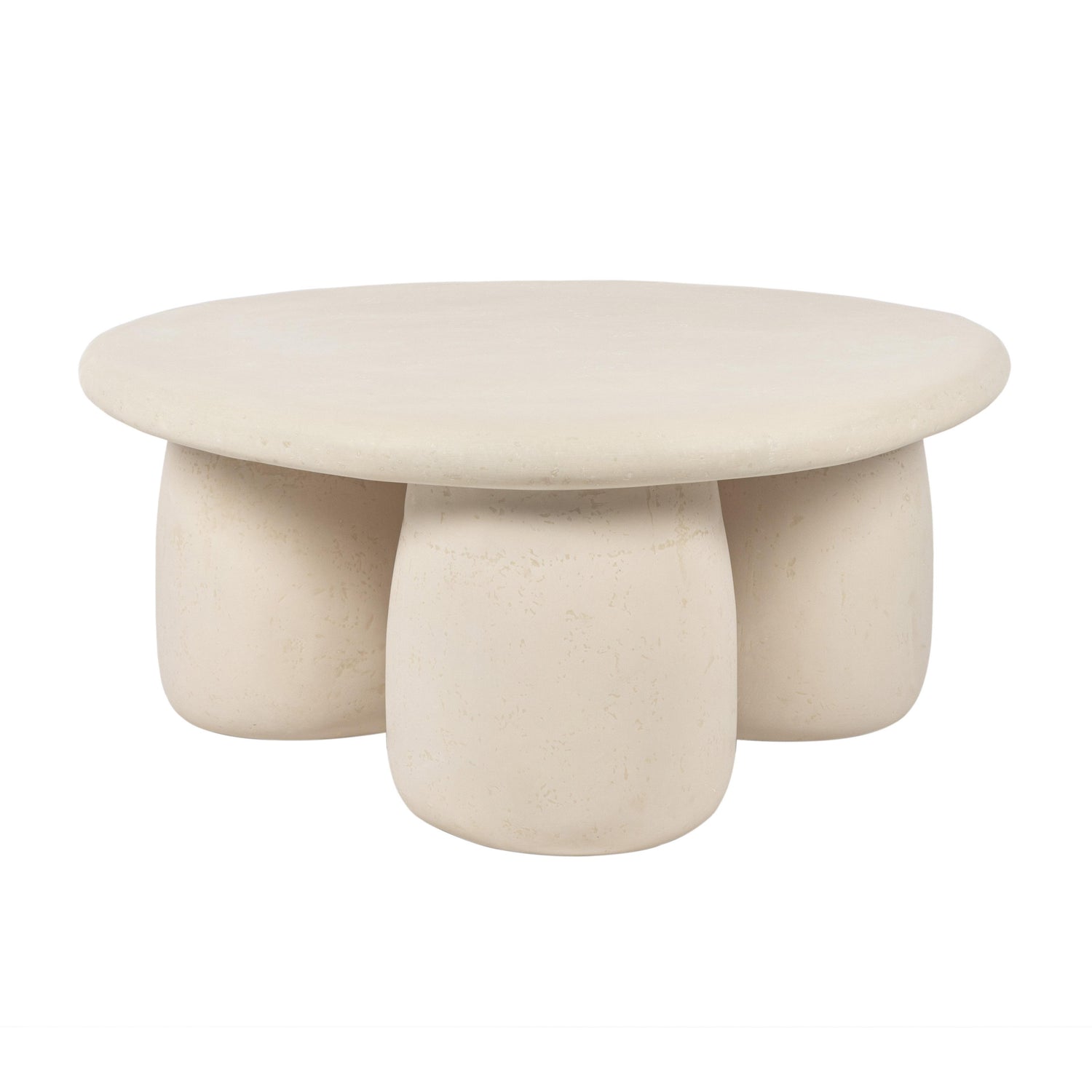 Rahul Cream Round Coffee Table