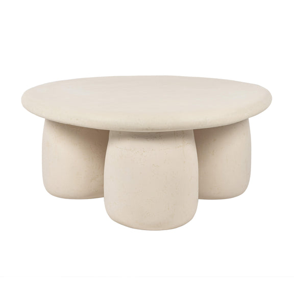 Rahul Cream Round Coffee Table