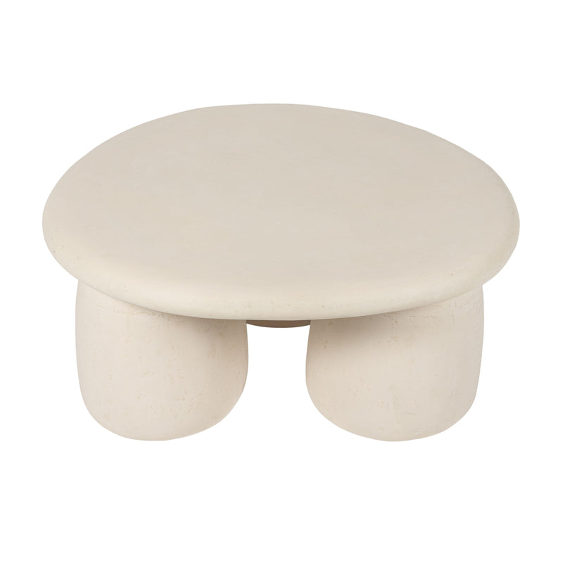 Rahul Cream Round Coffee Table