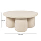 Rahul Cream Round Coffee Table