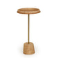 Saddle Natural Raffia Contract-Grade Side Table