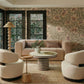 Saddle Natural Raffia Contract-Grade Side Table