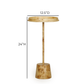 Destin Natural Burl Contract-Grade Side Table