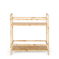 Destin Natural Burl Contract-Grade Bar Cart