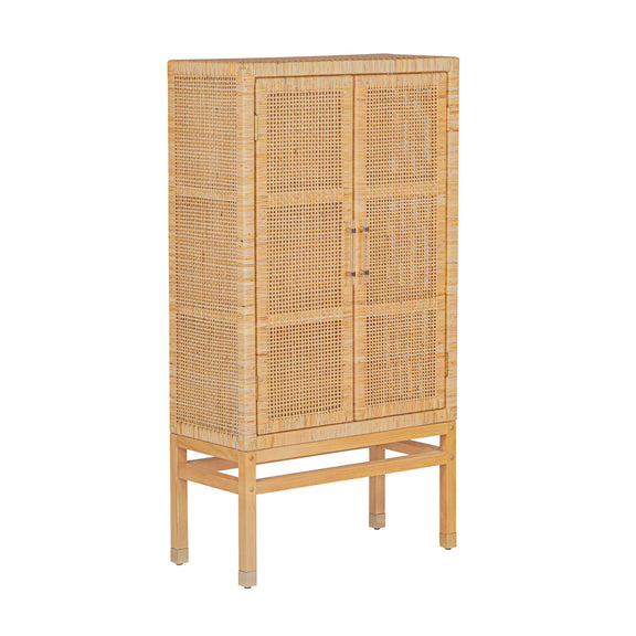 Amara Natural Woven Rattan Cabinet
