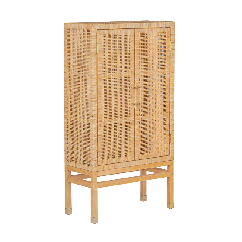 Amara Natural Woven Rattan Cabinet