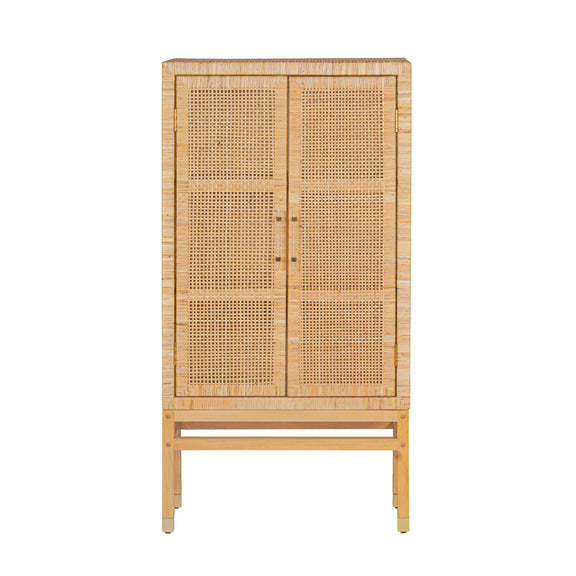 Amara Natural Woven Rattan Cabinet