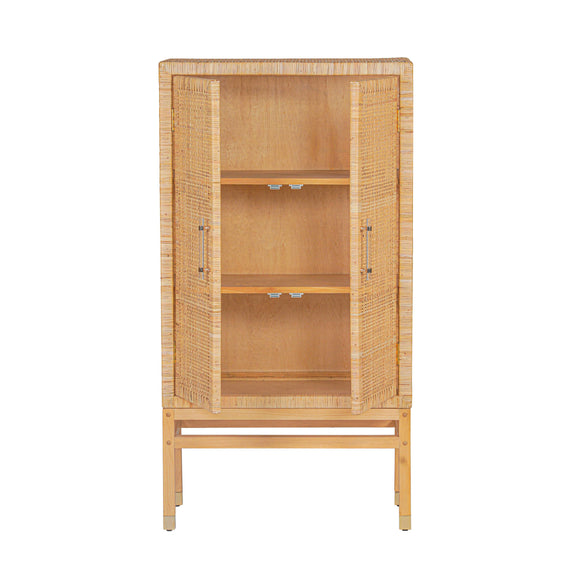 Amara Natural Woven Rattan Cabinet