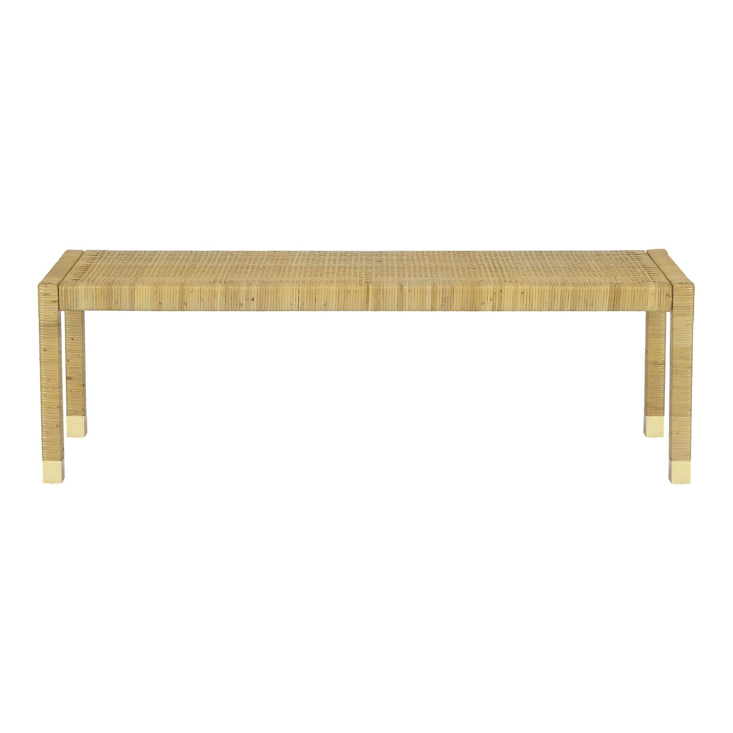 Amara Cream Linen Bench