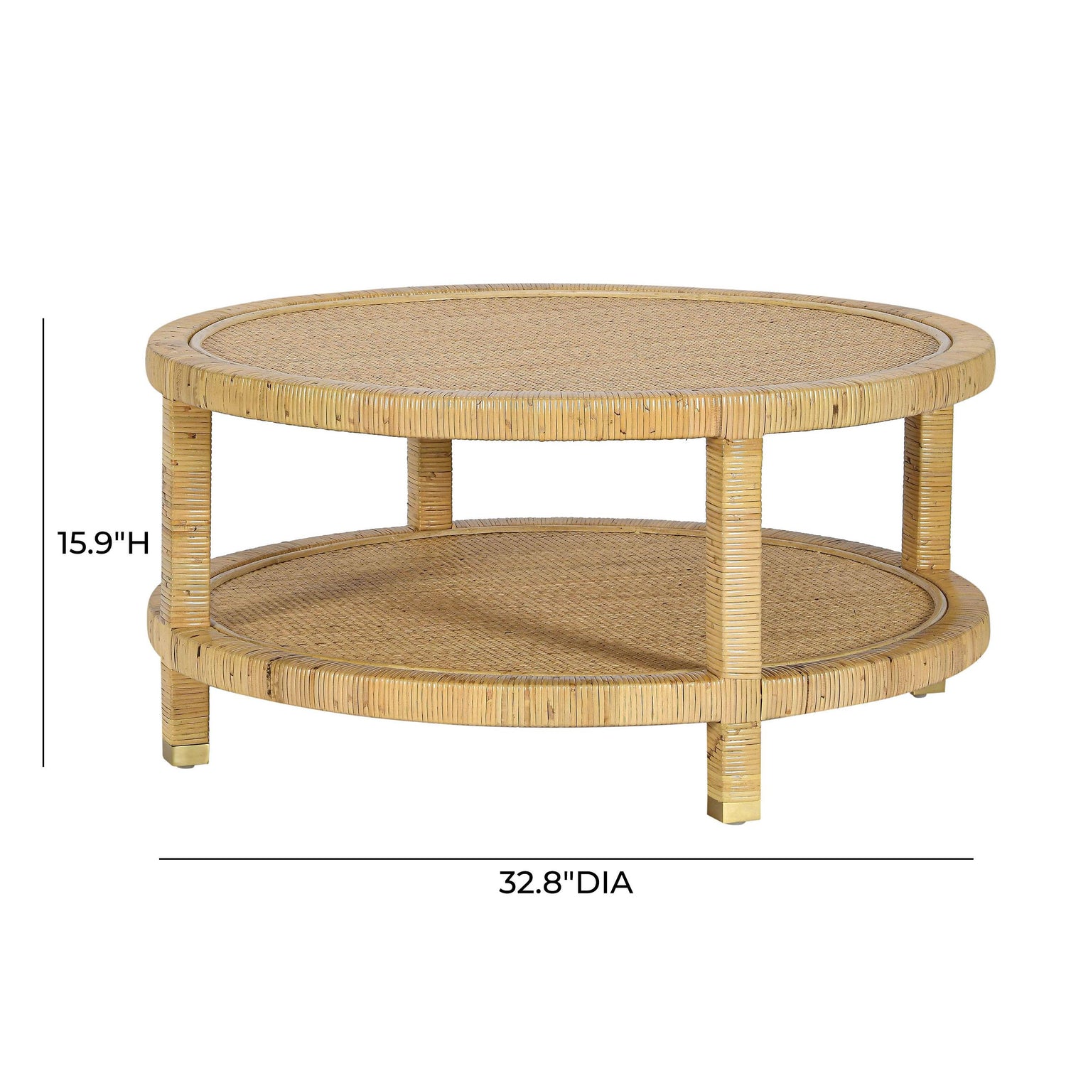Amara Natural Rattan Coffee Table