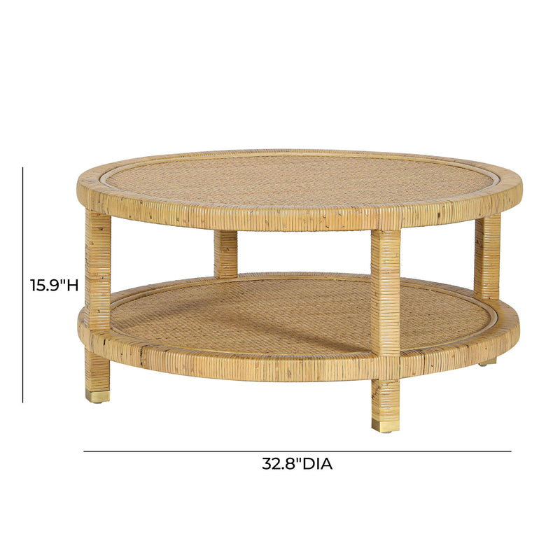 Amara Natural Rattan Coffee Table