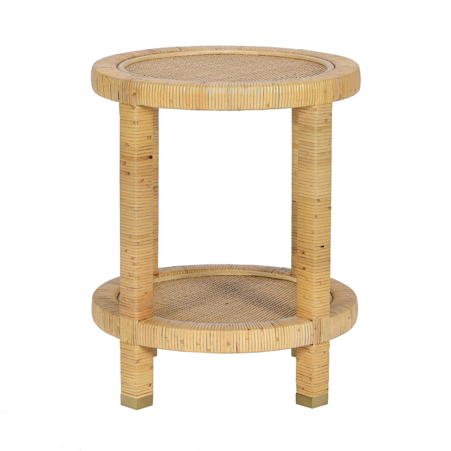 Amara Natural Rattan Side Table