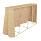 Egan 55" Natural Rattan Console Table
