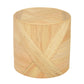 Matea Natural Rattan Cross Side Table