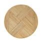 Matea Natural Rattan Cross Side Table