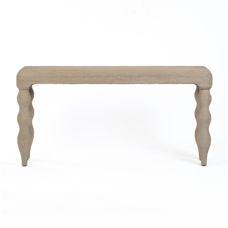 Vicky 68" Natural Woven Seagrass Console Table