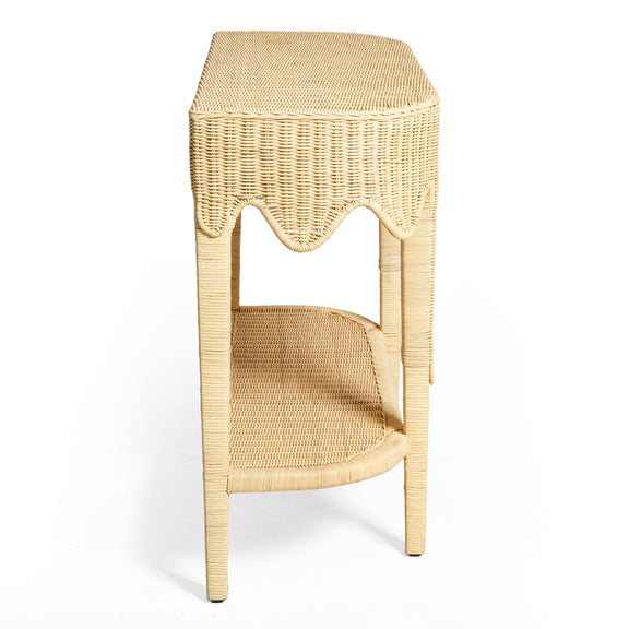Sally 41" Natural Rattan Console Table