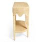 Sally 41" Natural Rattan Console Table