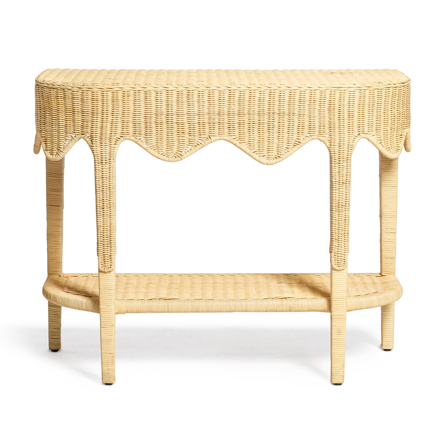 Sally 41" Natural Rattan Console Table