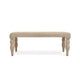Vicky 49" Natural Woven Seagrass Rectangular Coffee Table
