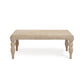 Vicky 49" Natural Woven Seagrass Rectangular Coffee Table