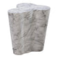 Slab Marble Short Side Table