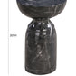 Rue Black Marble Side Table