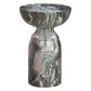 Rue Grey and Blush Marble Side Table