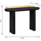 Braden Black Desk/Console Table
