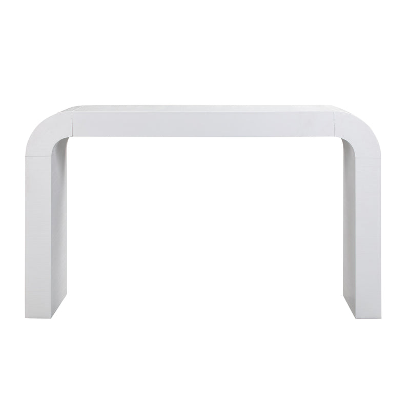 Hump White Console Table