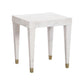 Brandyss White Burl End Table